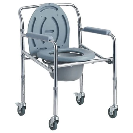 Commode Chair with Wheels :Lightweight for Home Use in Kenya